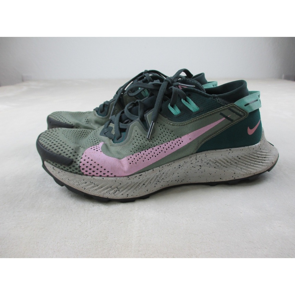Nike Trail 2 Pegasus Shoes Women's‎ Size 10 Green Running CK4309-300 Sneakers*